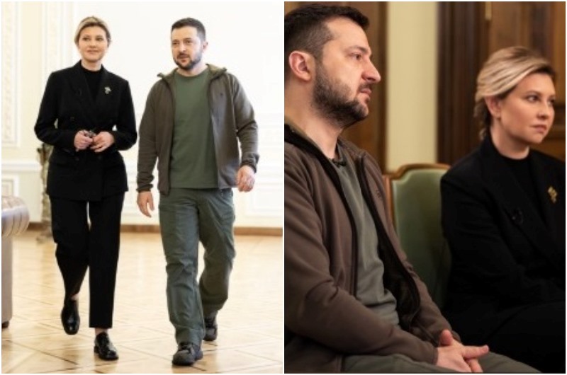 В трендовом костюме с брошью: Елена Зеленская совершила редкий выход в свет с мужем В трендовом костюме с брошью: Елена Зеленская совершила редкий выход в свет с мужем - today.ua