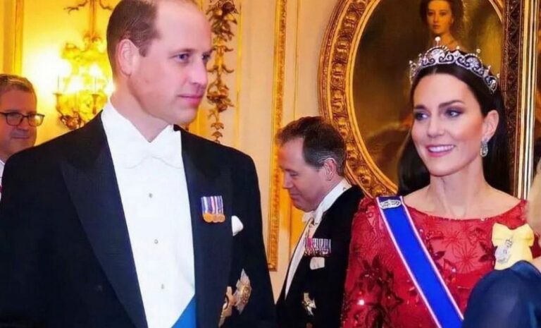Сучасна принцеса: Кейт Міддлтон у тіарі та діамантах королеви провела прийом у замку - today.ua