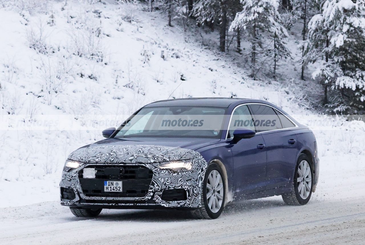 Новую Audi A6 тестируют в суровых зимних условиях