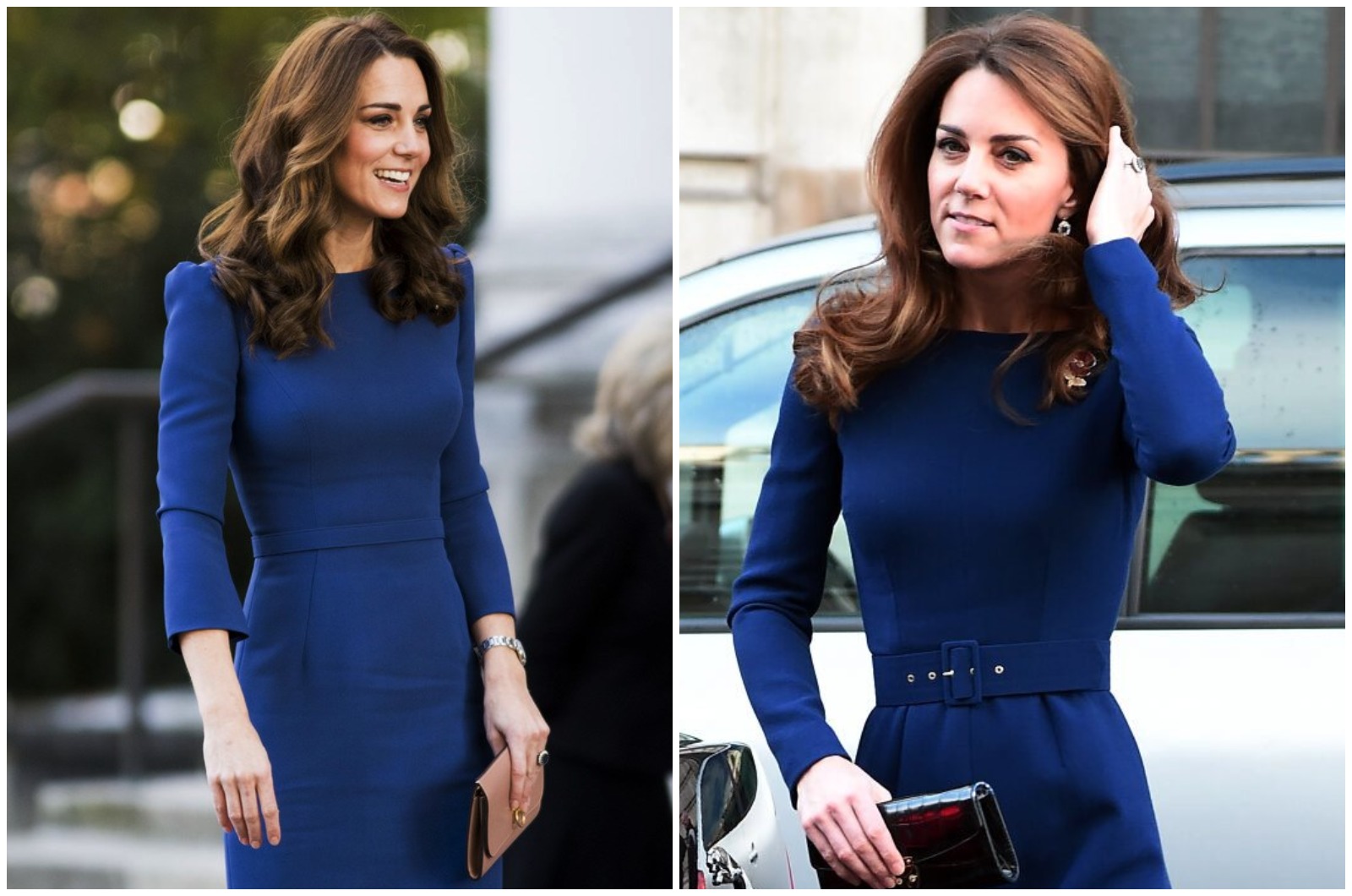 В стиле Кейт Миддлтон: Елена Зеленская в платье королевского цвета очаровала украинцев В стиле Кейт Миддлтон: Елена Зеленская в платье королевского цвета очаровала украинцев - today.ua