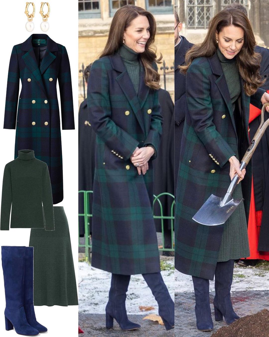 Кейт Миддлтон показала, как стильно носить трикотажный костюм с юбкой - today.ua