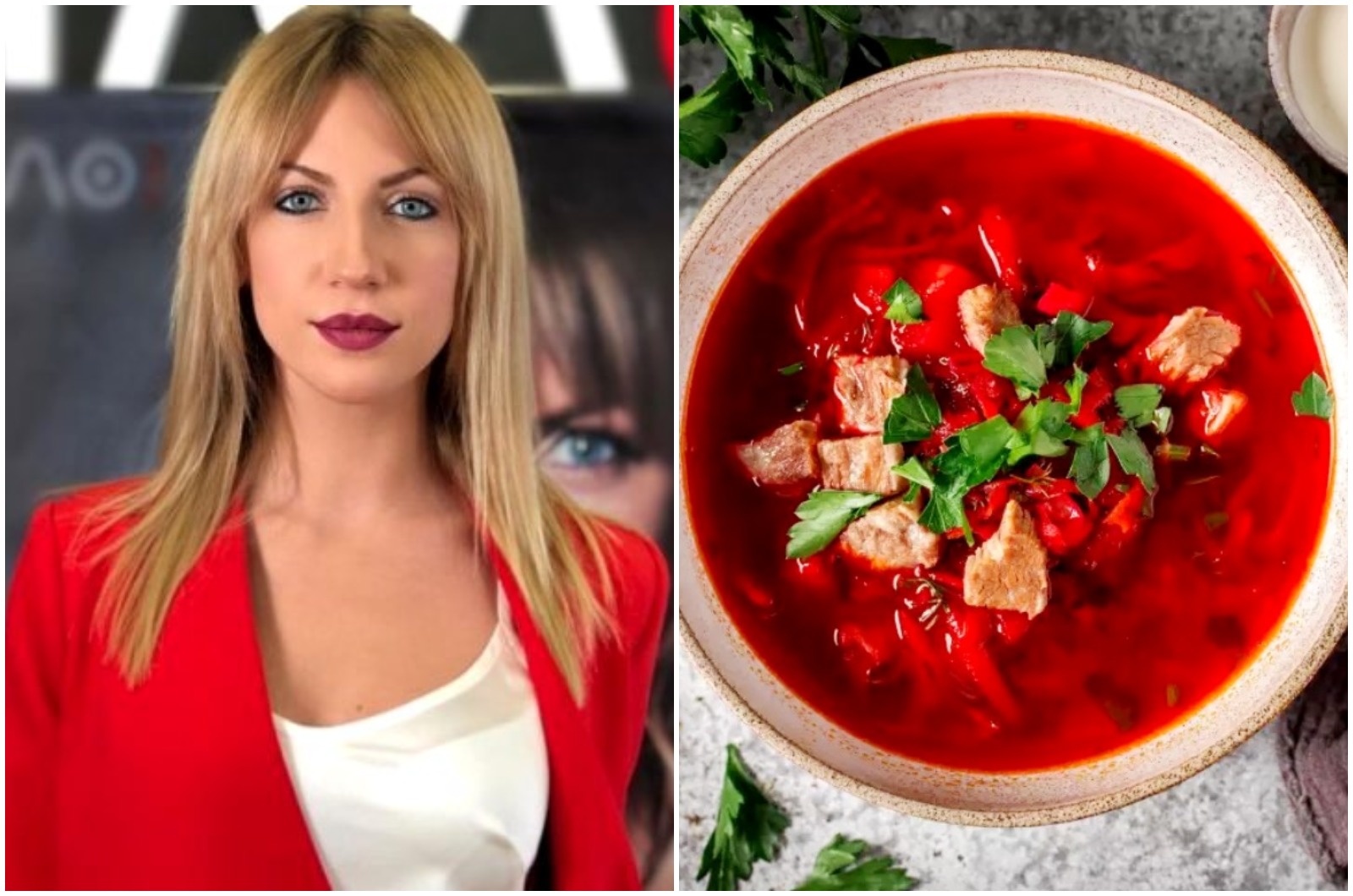Борщ на обед: рецепт традиционного украинского блюда от телезвезды Леси Никитюк