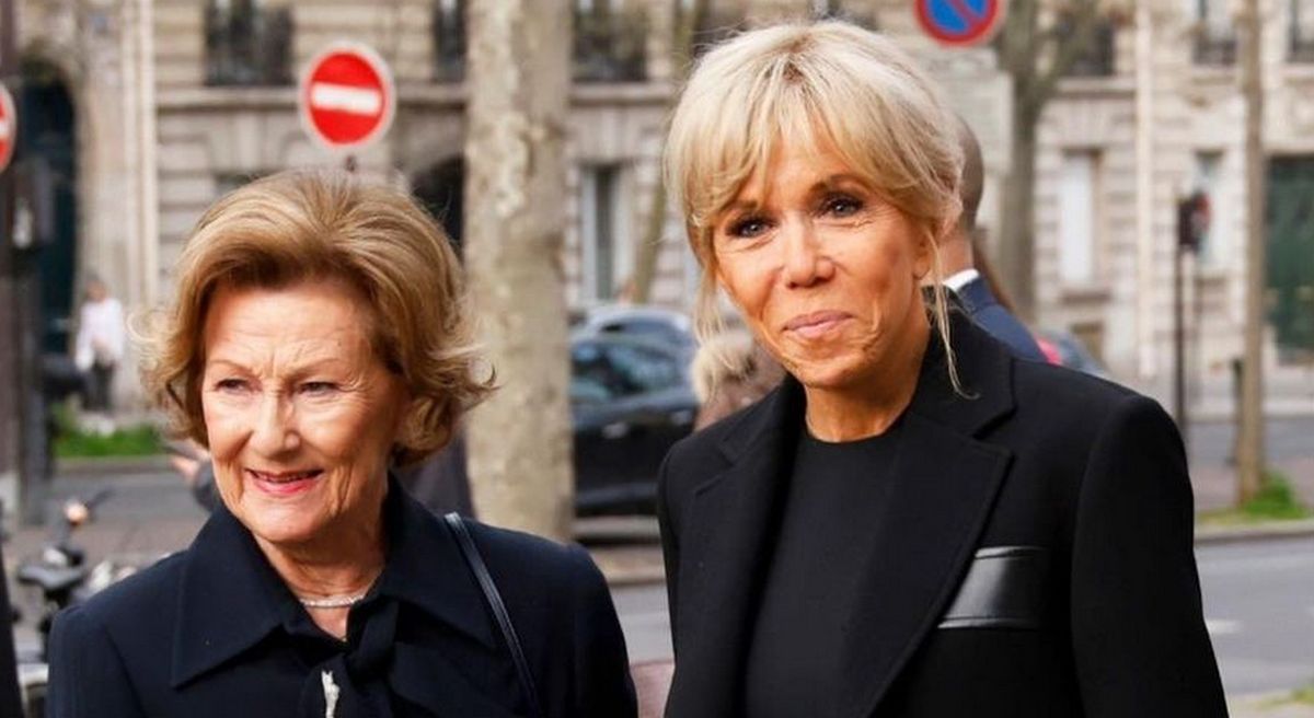 В черном мини-платье и с новой прической: 69-летняя Брижит Макрон встретилась с королевой Норвегии - today.ua