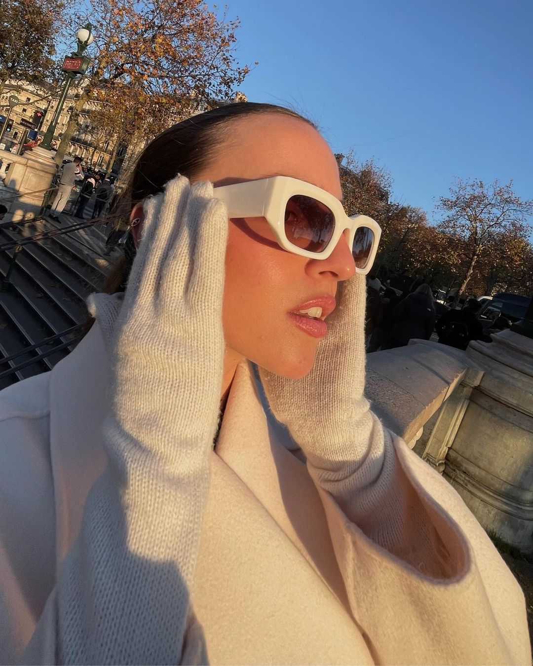 тренд 2023 очки солнцезащитные женские фото