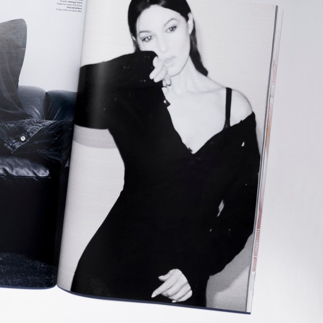 Моника Беллуччи в маскулинных образах снялась в новой фотосессии для глянца