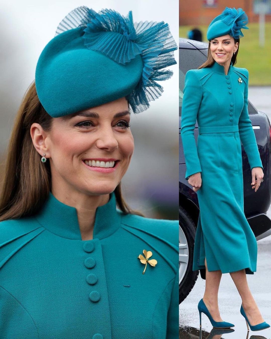 Пальто кольору морської хвилі: Кейт Міддлтон вразила вибором вбрання для нового виходу у світ Пальто кольору морської хвилі: Кейт Міддлтон вразила вибором вбрання для нового виходу у світ - today.ua