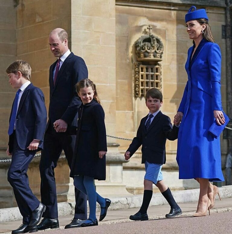Порушила королівський дрес-код: Кейт Міддлтон вперше відвідала великодню службу з усіма своїми дітьми - today.ua