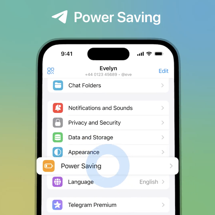 Telegram запустил новую функцию, позволяющую значительно экономить заряд смартфона
