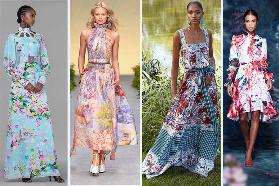 Цветочный принт, макси и трикотаж: какие платья будет модно носить летом 2023