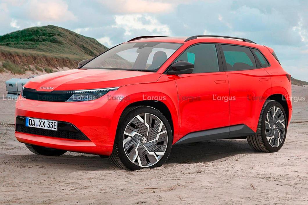 В Сети впервые показали новый кроссовер Skoda