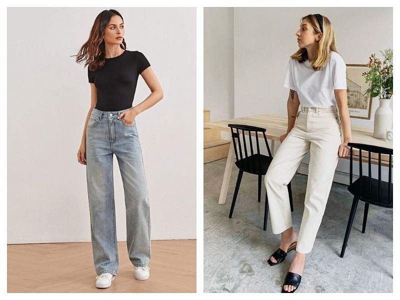 Стилисты назвали три модели джинсов на лето, которые визуально удлиняют ноги