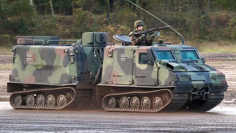 ВСУ получили от Германии первые вездеходы Bandvagn 206
