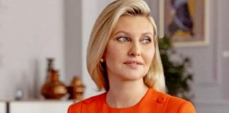 У трендових золотих сережках і темно-синій блузі: Олена Зеленська вийшла у світ в новому образі - today.ua
