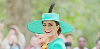 У зеленій сукні та діамантах: Кейт Міддлтон у сережках принцеси Діани з'явилася на параді у Лондоні - today.ua