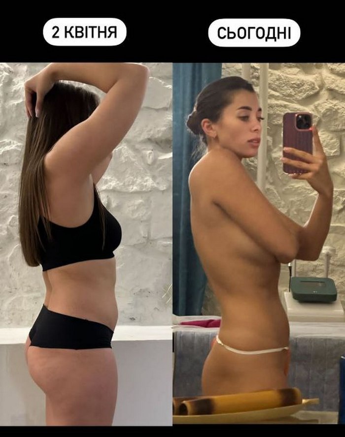 Анна Неплях без одежды показала результат стремительного похудения за два месяца
