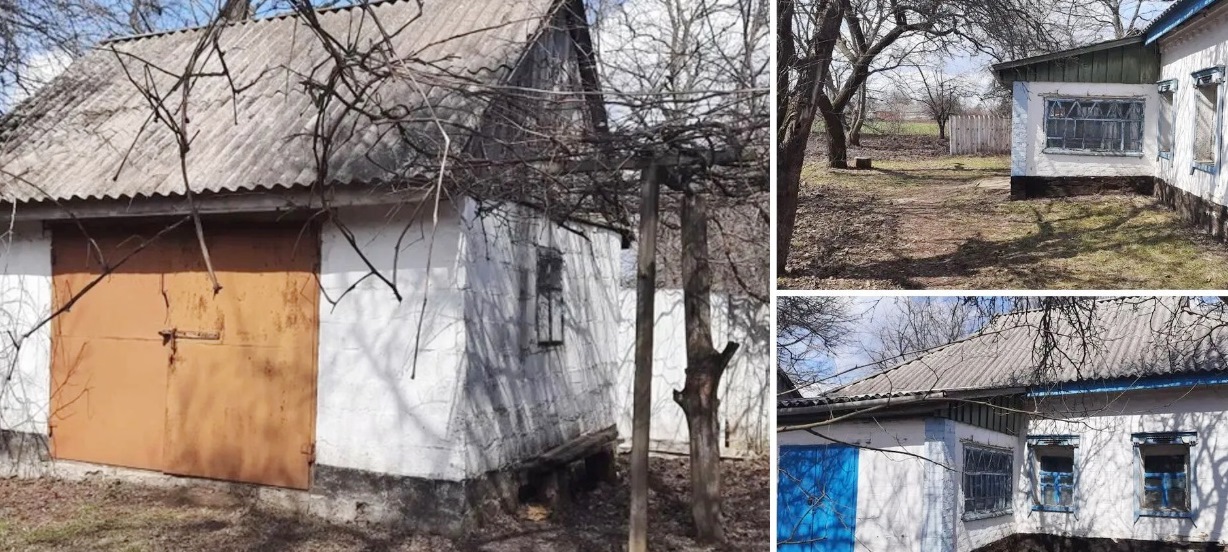 В Украине трехкомнатный дом с огородом можно купить за 35 тысяч гривен