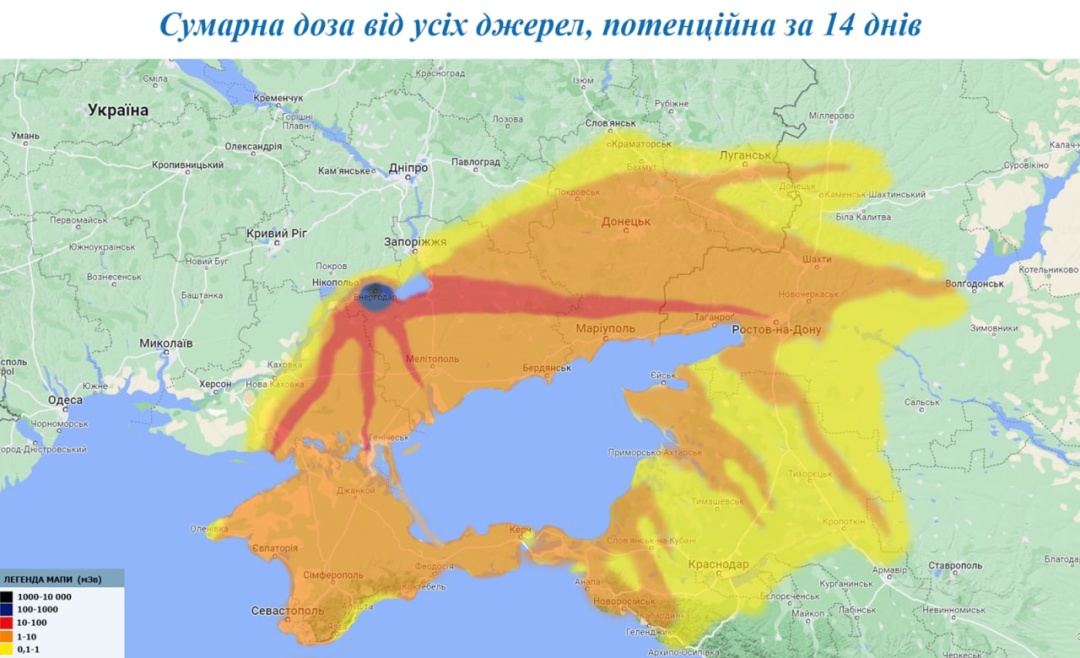 Карта війни з росією