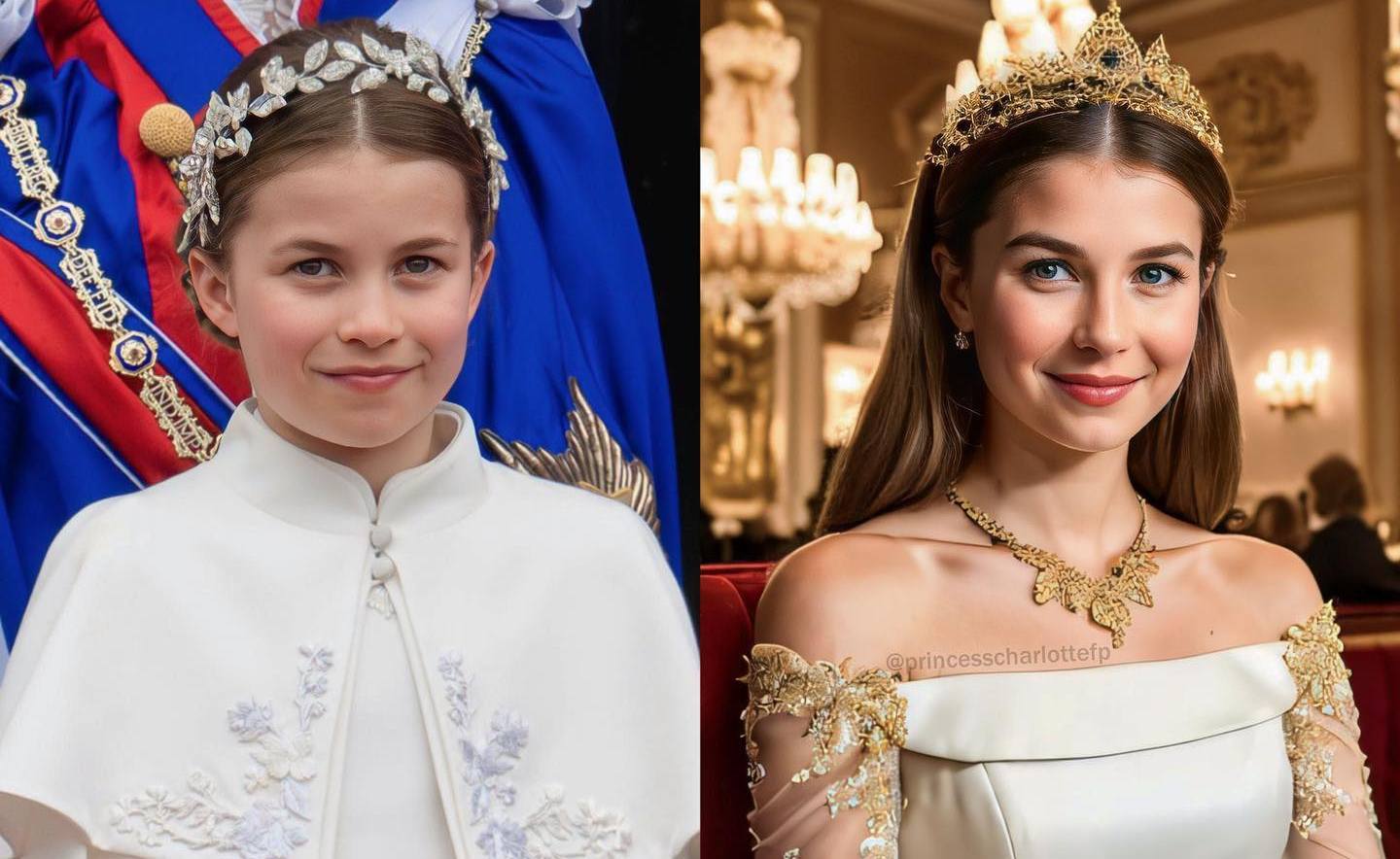 Искусственный интеллект показал, как будет выглядеть дочь Кейт Миддлтон и принца Уильяма в 20-летнем возрасте
