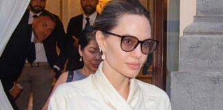 В бриллиантах, макси-юбке и шелковом жакете: Анджелина Джоли засветилась в Италии - today.ua