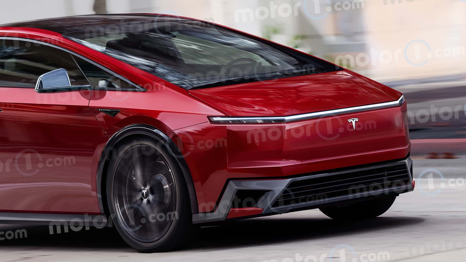 Дизайнеры показали самый дешевый электромобиль Tesla