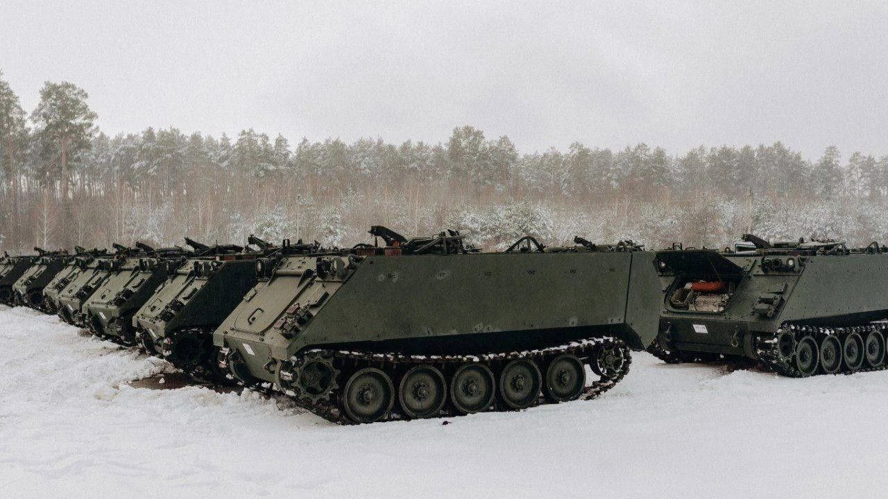 НГУ получила 27 бельгийских бронетранспортеров M113