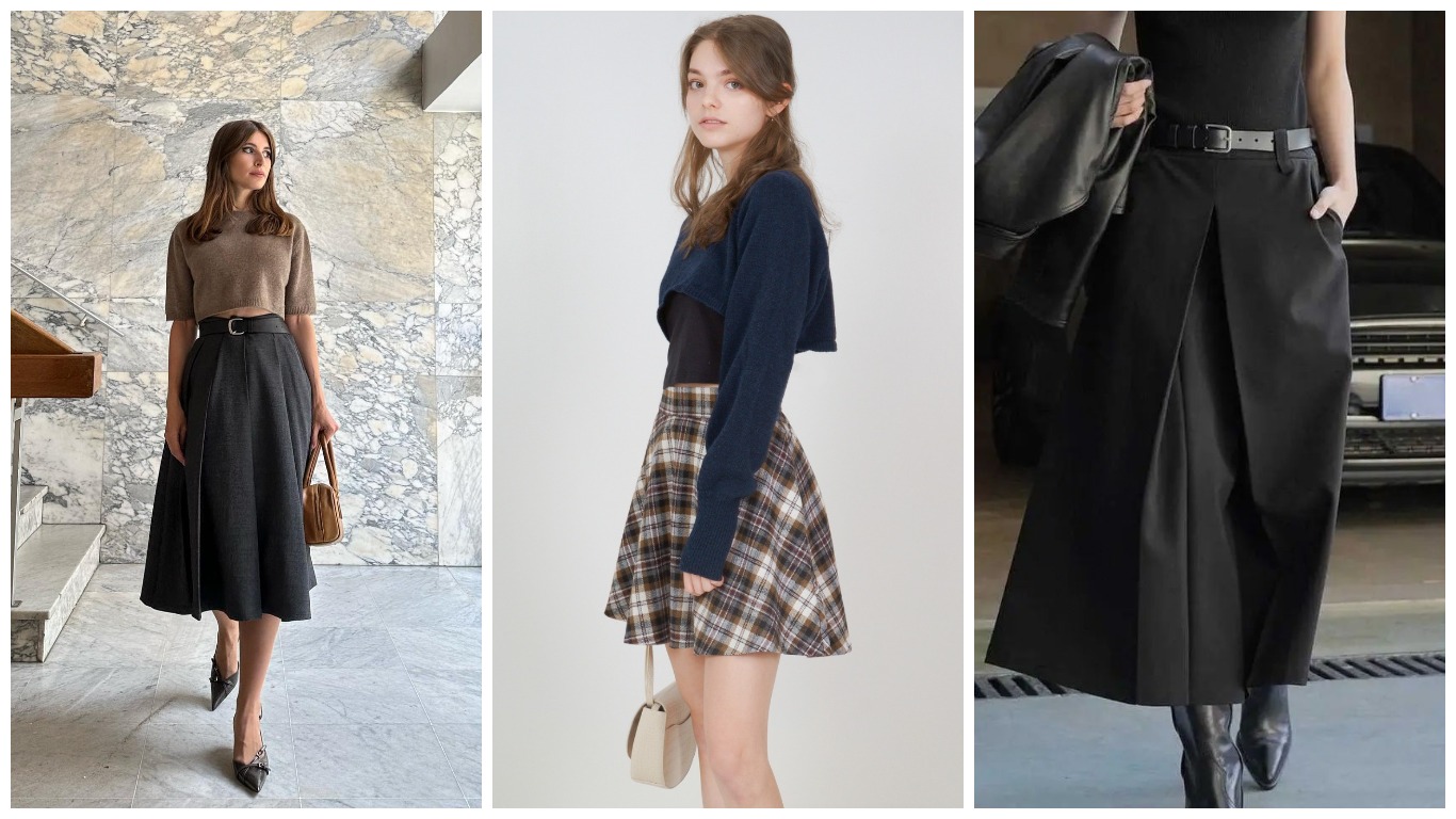 Как выбрать и с чем носить шерстяную юбку зимой 2024 года: актуальные фасоны 