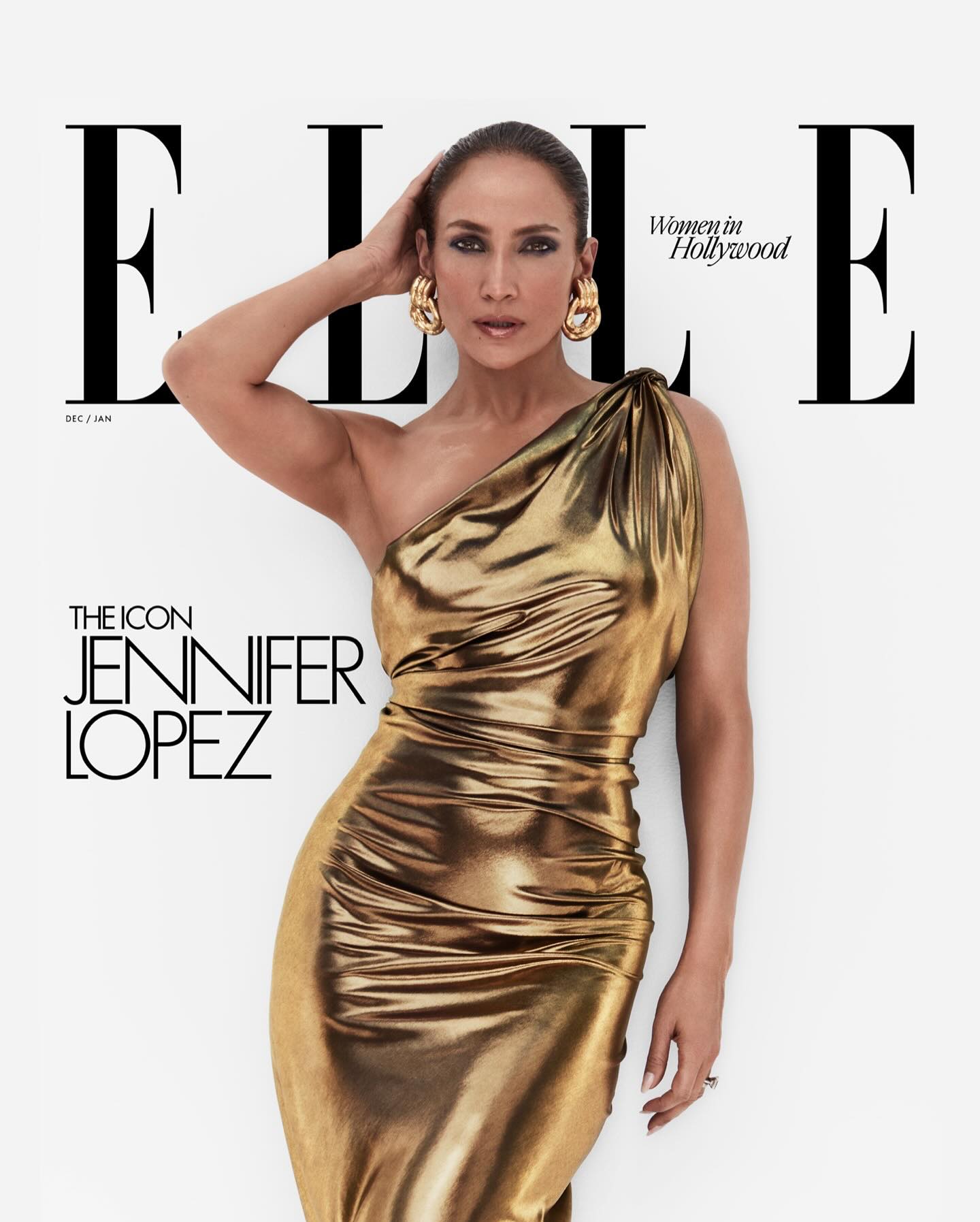 Золото та латекс: Дженніфер Лопес у розкішному вбранні знялася для відомого глянцю