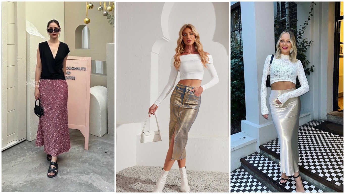 Как носить блестящие юбки зимой 2024 года: стильные сочетания на любой случай - today.ua