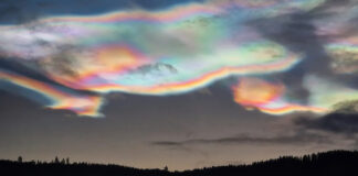 Жители некоторых стран уже несколько дней наблюдают необычные перламутровые облака (Фото) - today.ua