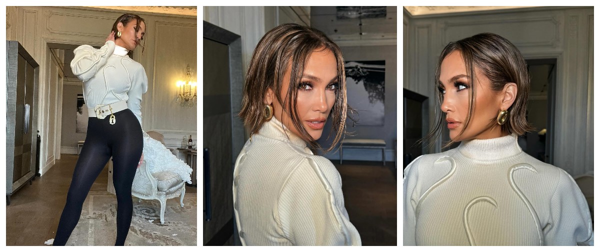 С короткой стрижкой и в пальто из лепестков роз: Дженнифер Лопес вышла в свет в новом образе С короткой стрижкой и в пальто из лепестков роз: Дженнифер Лопес вышла в свет в новом образе - today.ua