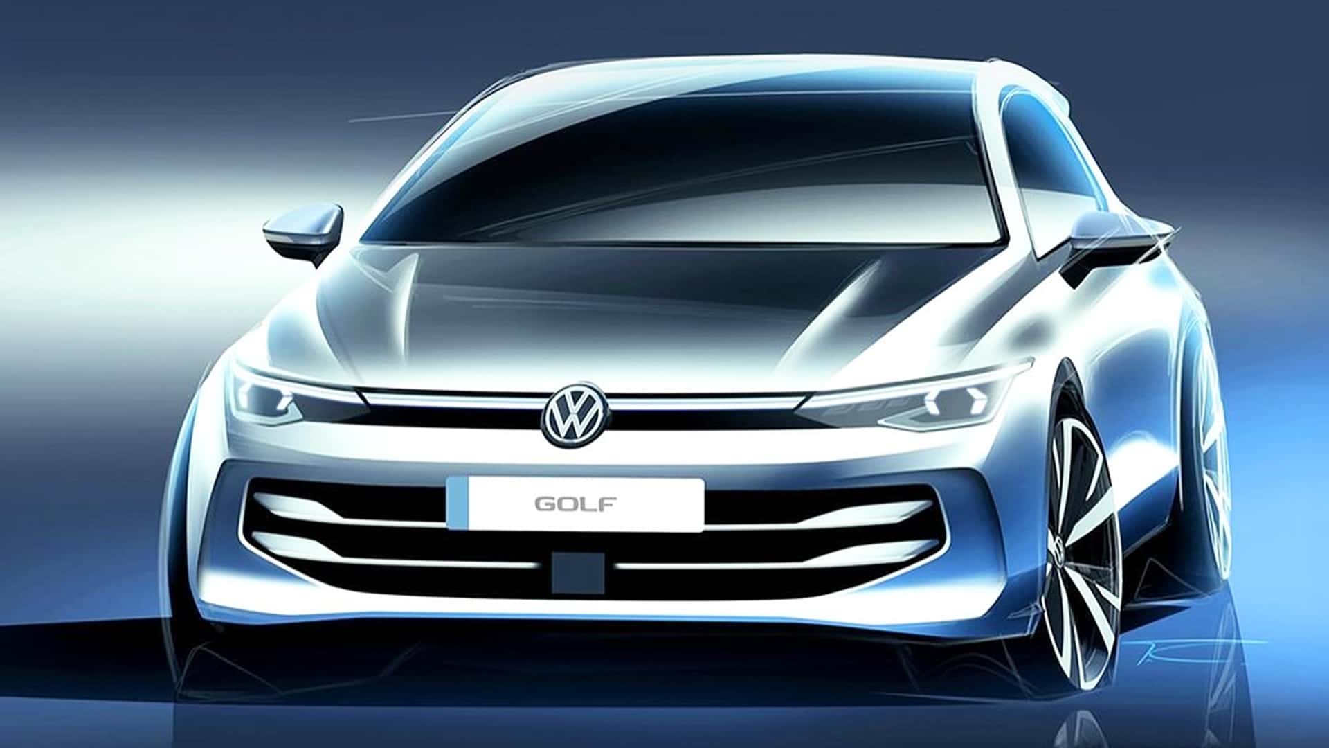 Volkswagen вперше показав ескізи нового Golf