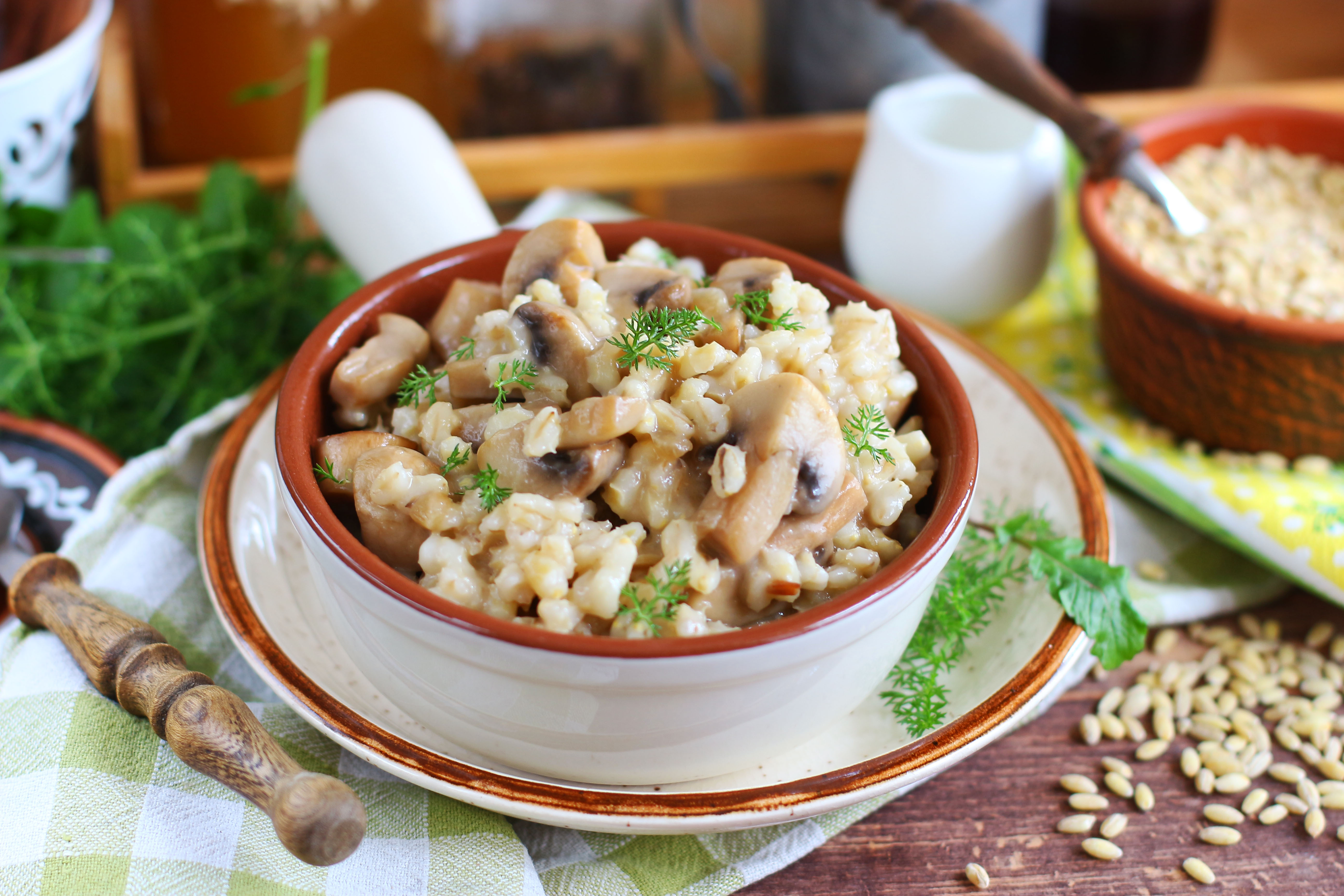 Перловка: рецепт вкусного блюда из крупы со сливками и грибами - Today.ua