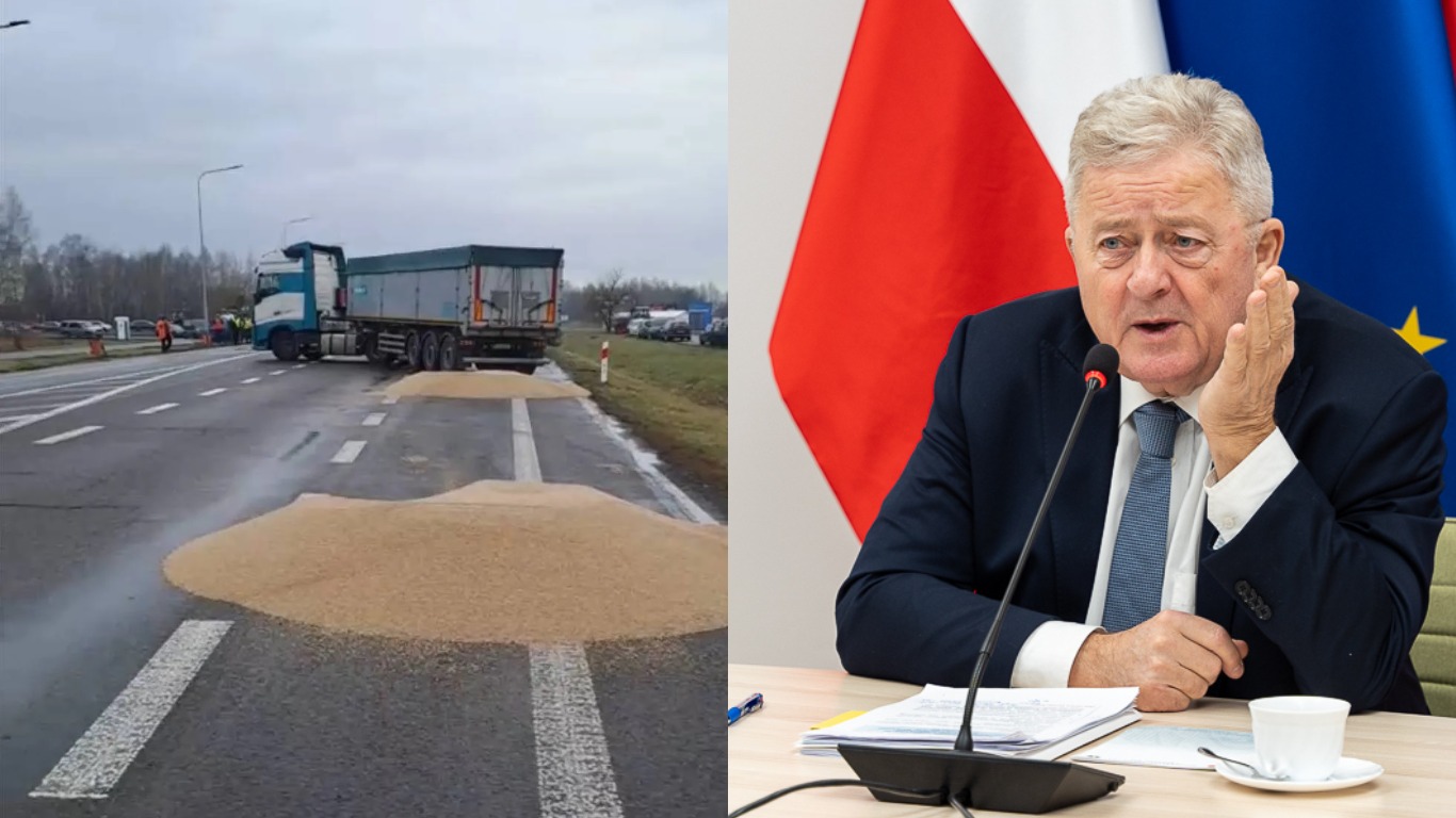 В Польше извинились за рассыпанное на границе зерно из Украины: "Акт отчаяния"