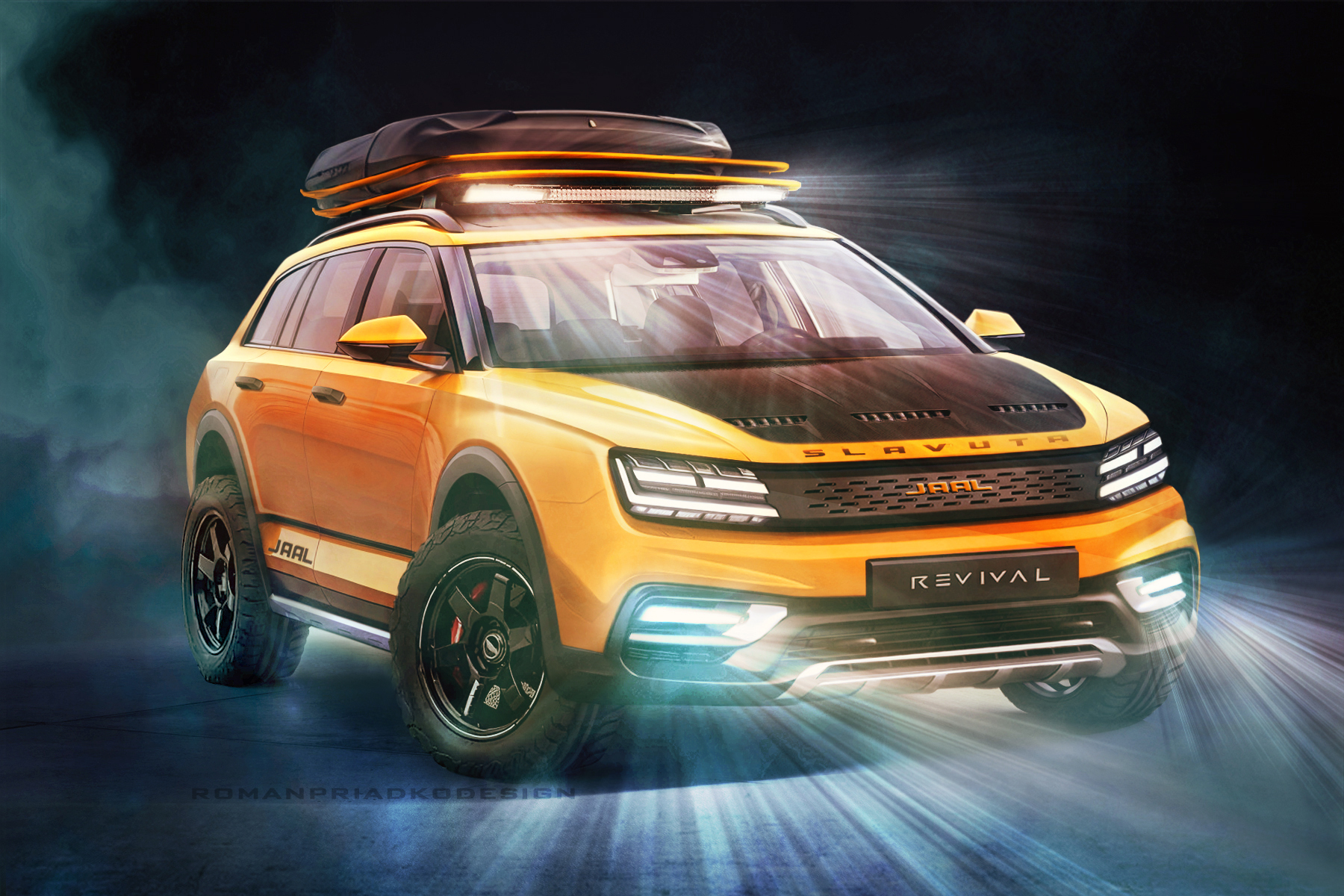 Дизайнер показав новий кросовер ЗАЗ Славута Jaal 4х4 - today.ua