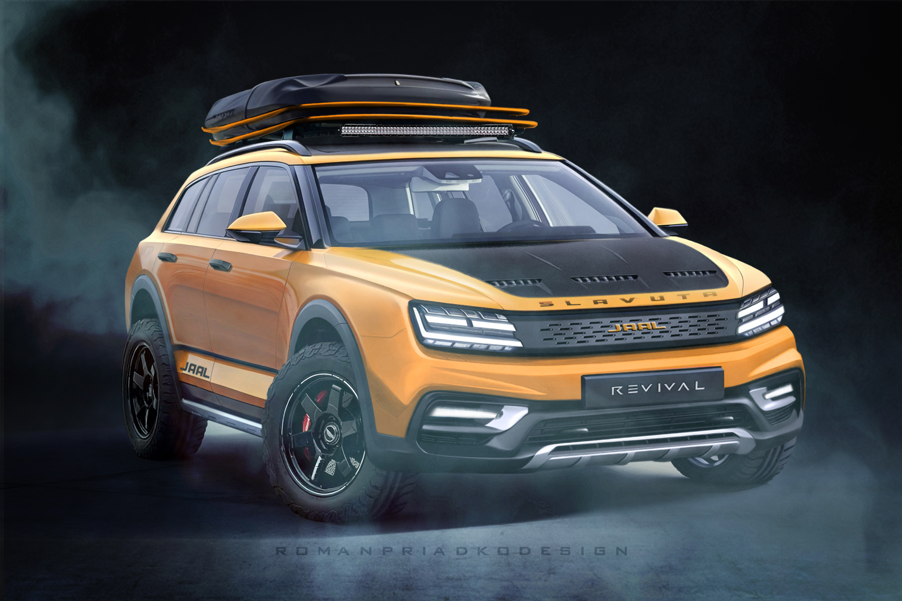 Дизайнер показав новий кросовер ЗАЗ Славута Jaal 4х4 - today.ua