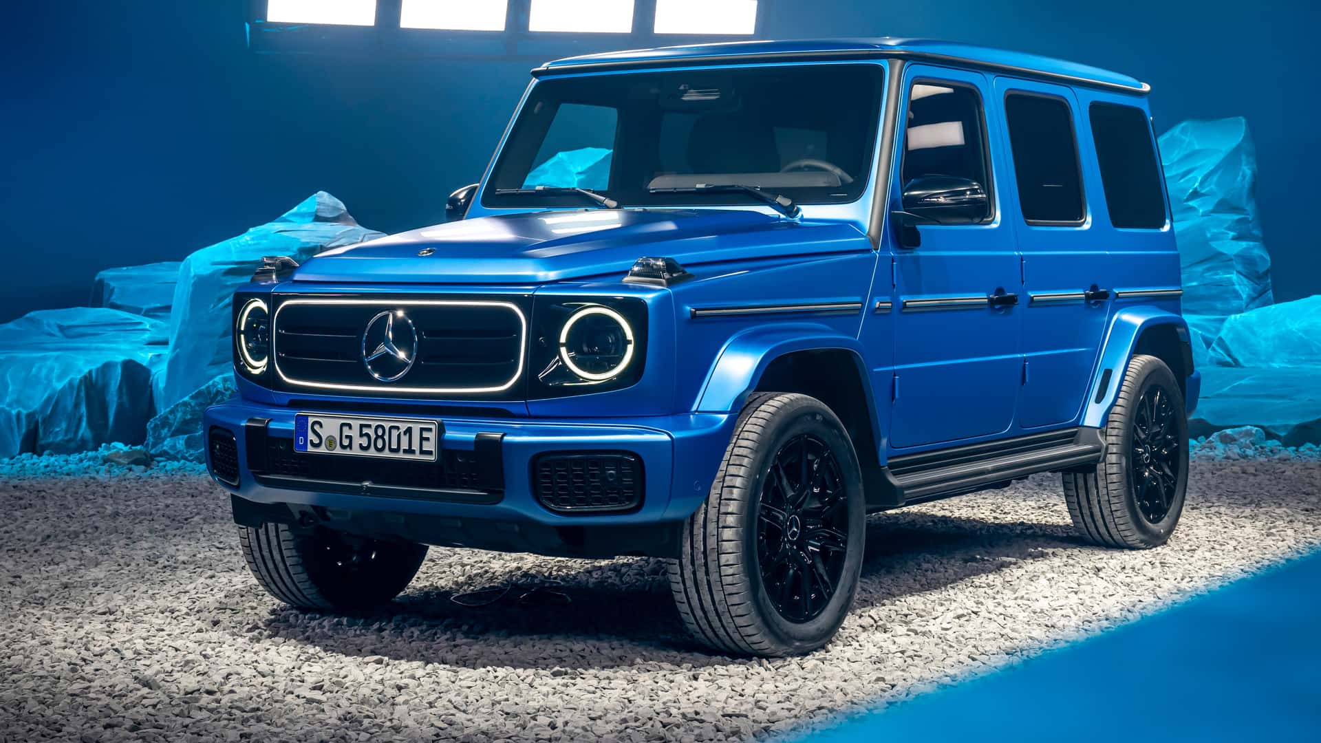Дебютировал электрический Mercedes G-Class: четыре мотора и запас хода 795 км