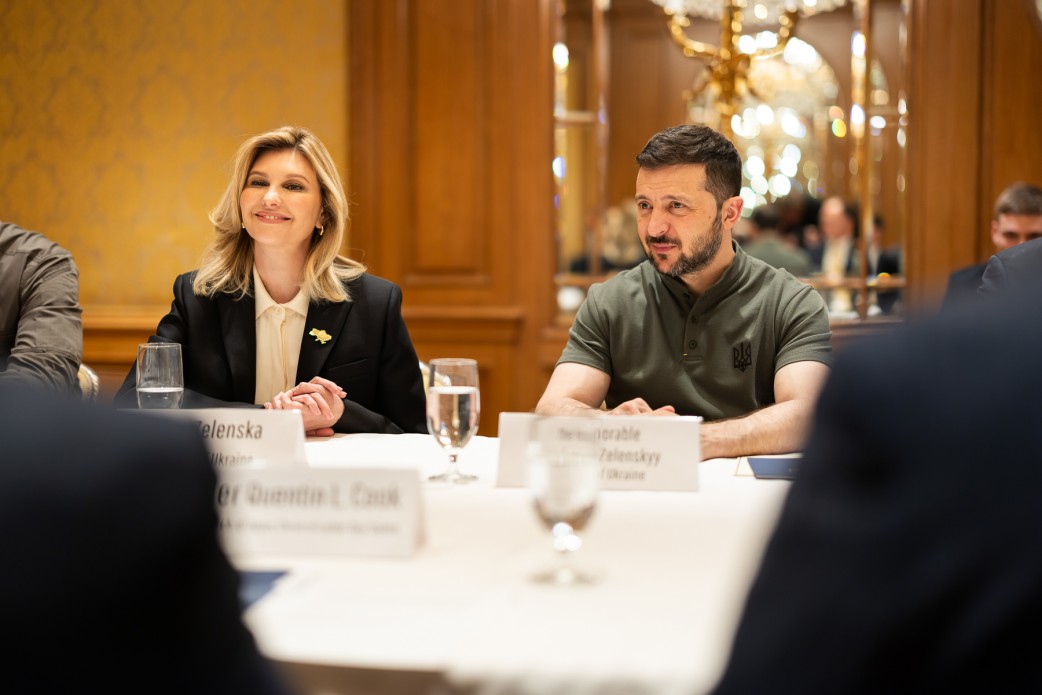 Олена та Володимир Зеленські разом відвідали маленьких пацієнтів "Охматдиту"