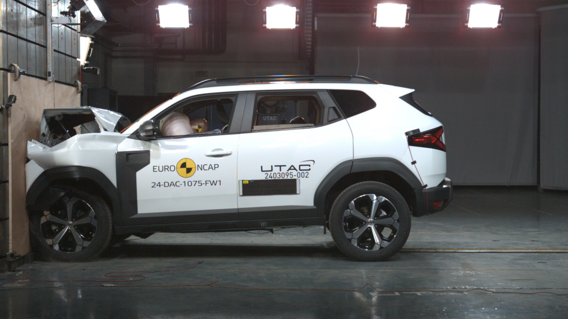 Новый кроссовер Duster провалил краш-тест Euro NCAP