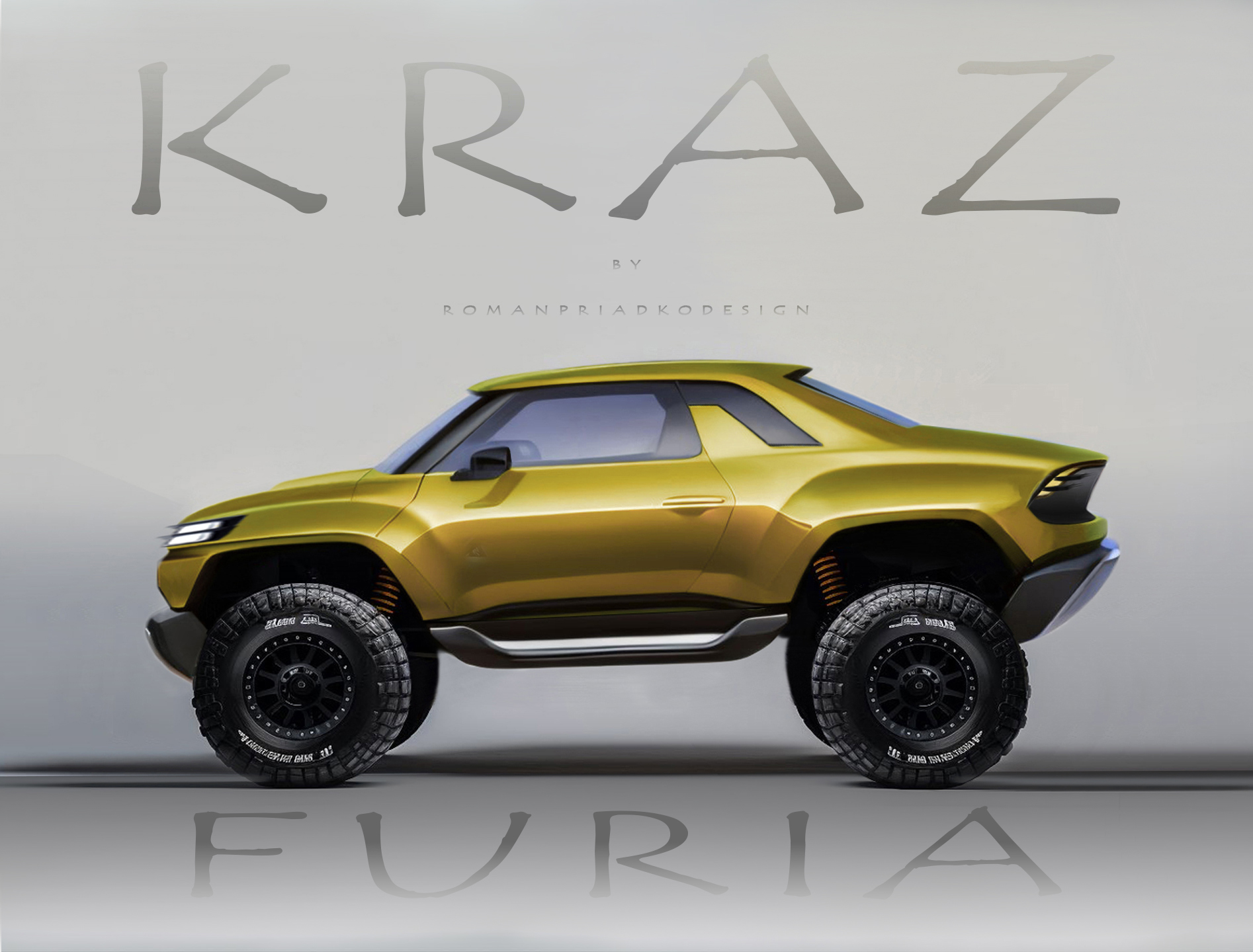 У Мережі показали концепт нового українського позашляховика KRAZ FURIA - today.ua