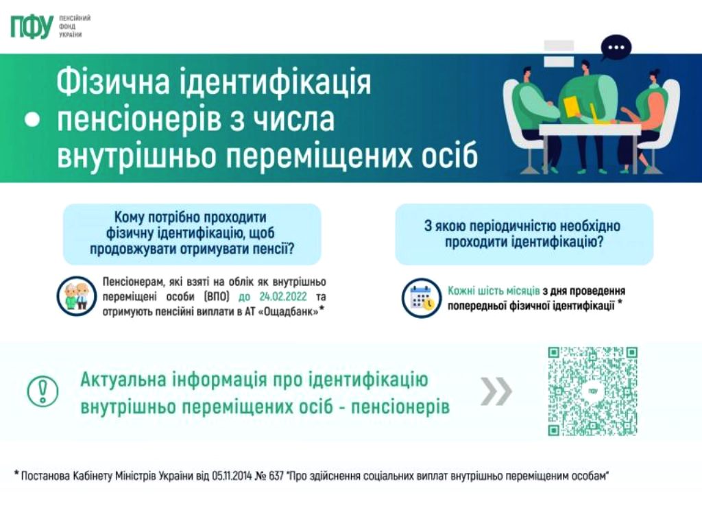 ПФУ повідомив про тонкощі ідентифікації для пенсіонерів: інфографіка 