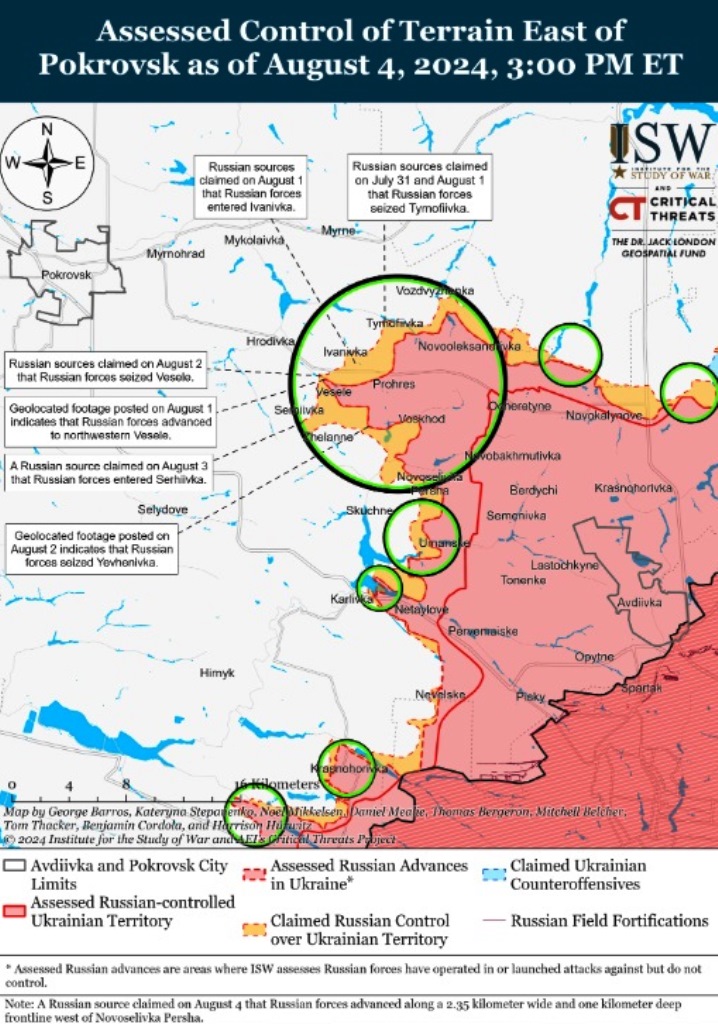 Росіяни просунулися за трьома напрямками та наблизилися до важливого міста, -  ISW