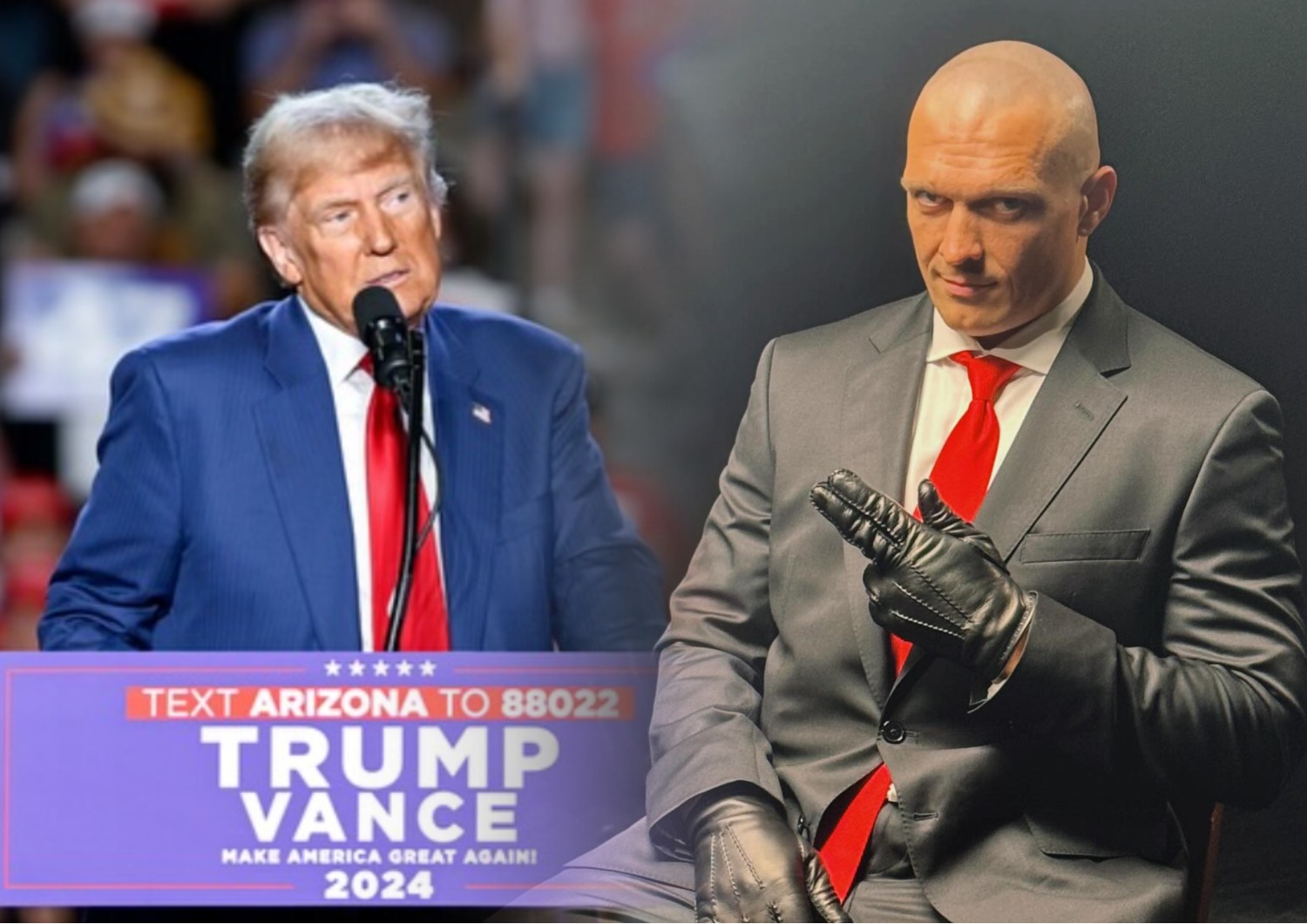 Александр Усик предложил Трампу помочь освободить украинцев из российского плена